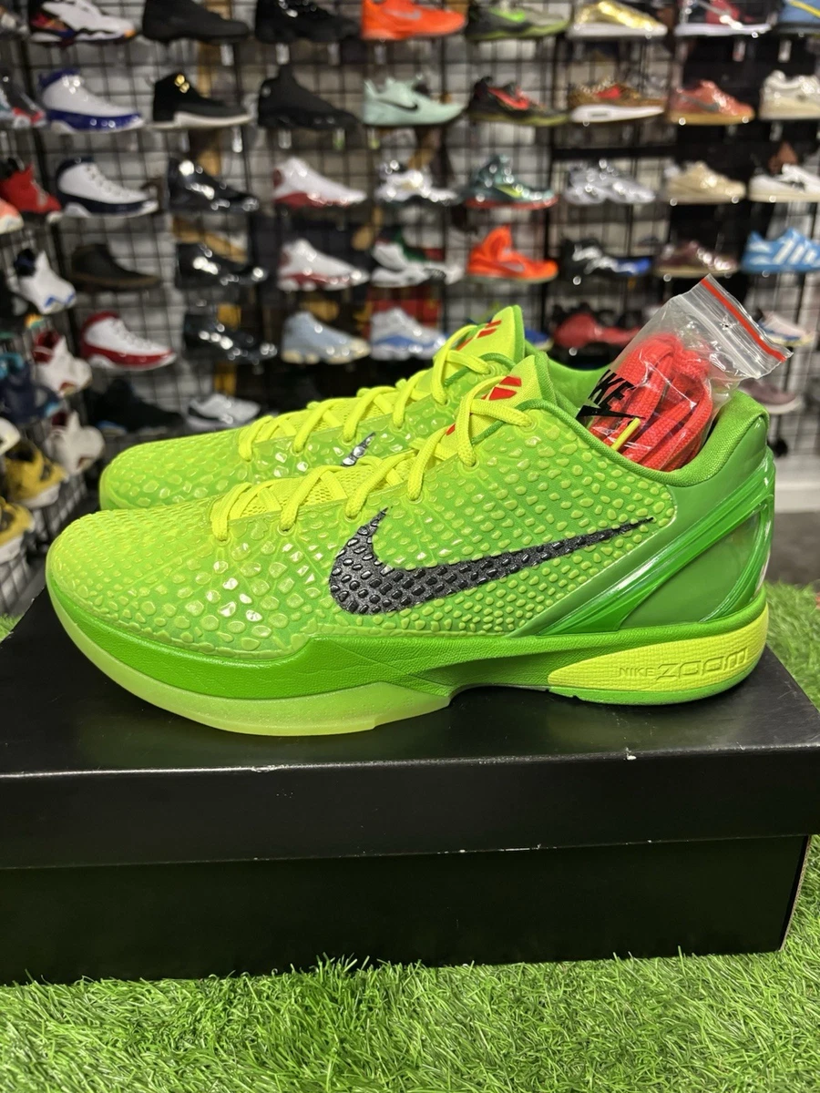 Nike Zoom Kobe 6 Protro Low Grinch | eBay