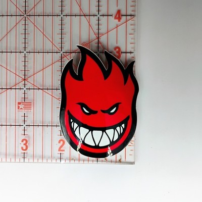 Spitfire Wheels 2 Stickers Fireball Bighead Skateboards Old-school