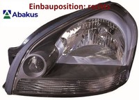 Abakus 221-1134R-LD-E2 Hauptscheinwerfer Rechts Scheinwerfer FüR Hyundai