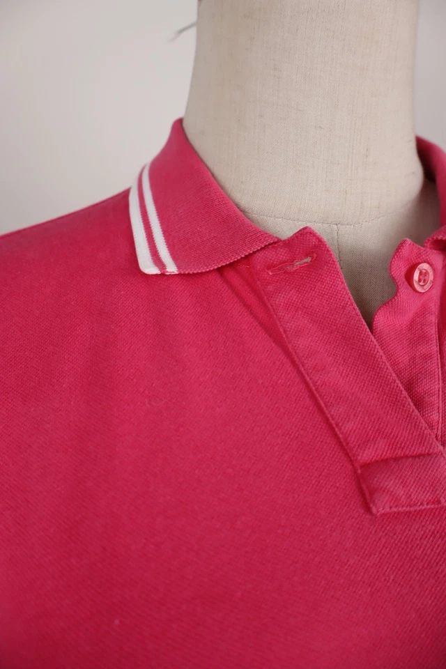 Fred Perry Polo 衫女式棉质 S 码休闲复古棉标志 — 第 3/4 张图片