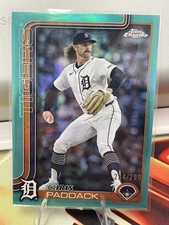 2025 Topps Chrome Update Series - Chris Paddack #USC10 Teal Refractor /299