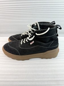 Vans Colfax MTE-1 Black Suede Chukka Boots with Brown Sole and White Laces Vans Colfax MTE-1 Boots Black Gum Suede Womens 6.5 Mens 5  main image 2