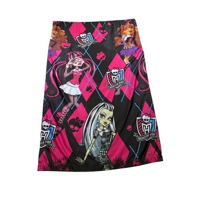 Monster High Curtain Panel Tapestry Y2K 2000s Frankie Stein Draculaura Clawdeen