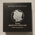 2021-O Uncirculated Morgan Silver Dollar with “O” Privy Mark plus OGP and COA