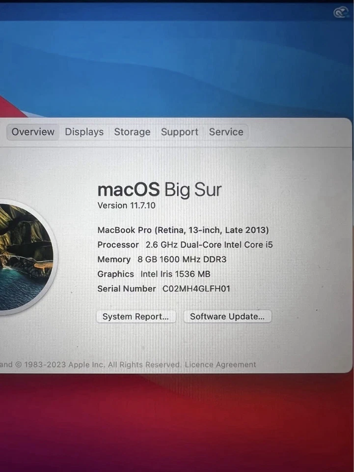 Apple MacBook Pro 13" 2013 · i5 · 8GB · 500GB, photo 4 of 5