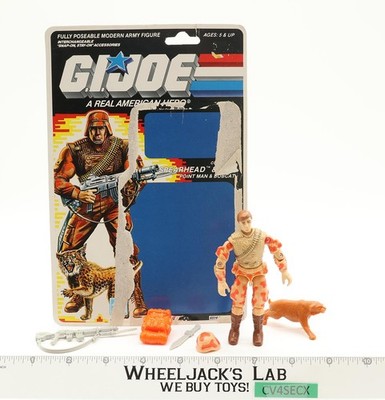 Spearhead & Max V1 100% Complete W/Cardback 1988 GI Joe Vintage Action Figure