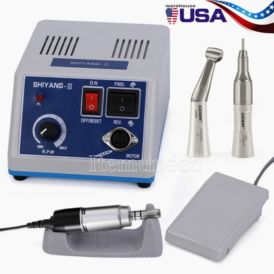 #ad #ad Dental Lab Marathon Electric Micromotor Contra Angle Straight Handpiece Polisher $25.51