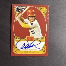 2013 Panini Golden Age Historic Signatures David Pollock Bad News Bears Auto DPL