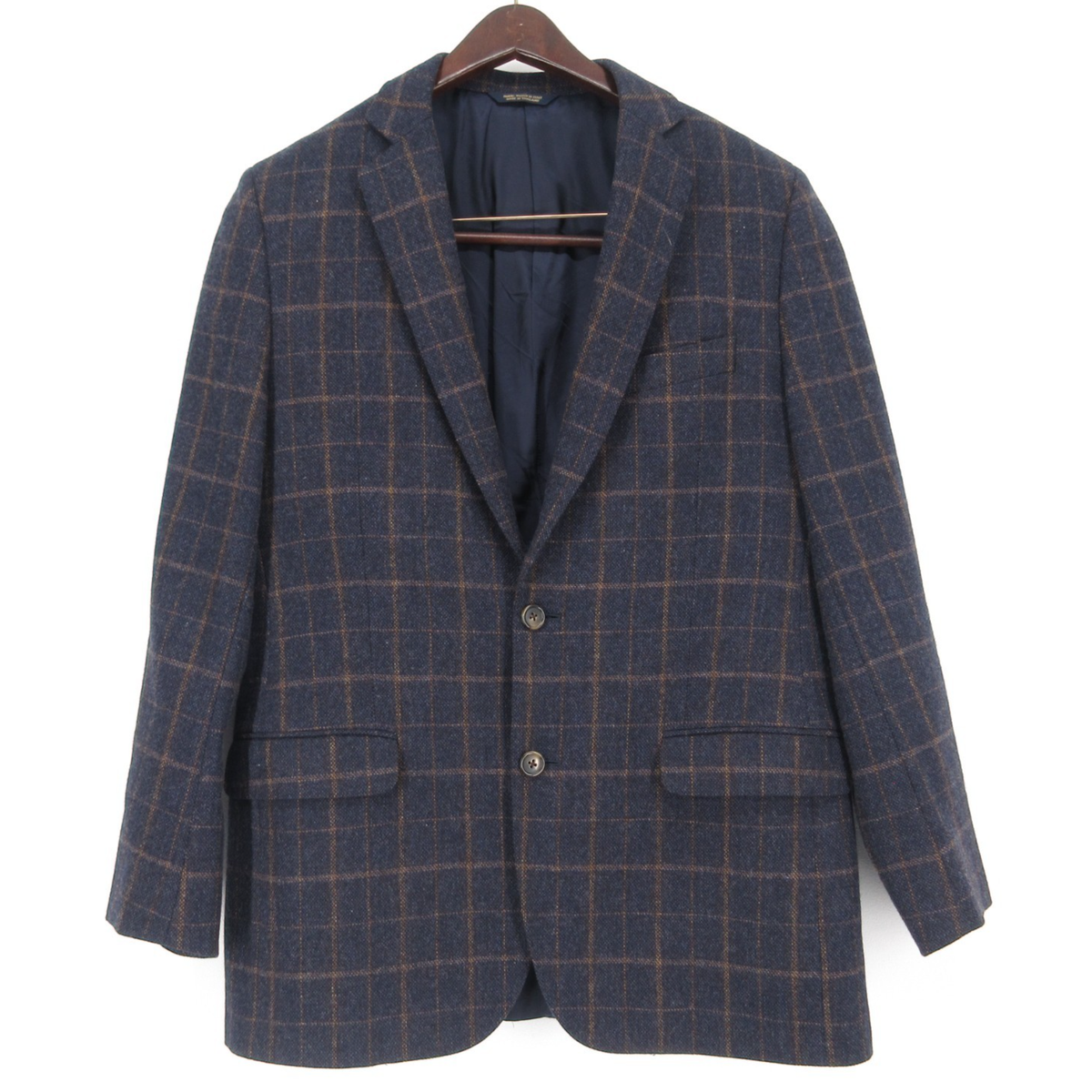 Brooks Brothers Fitzgerald Lanificio Wool Silk Sport Coat 41R Blue
