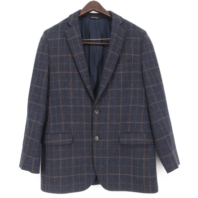 Brooks Brothers Fitzgerald Lanificio Wool Silk Sport Coat 41R Blue