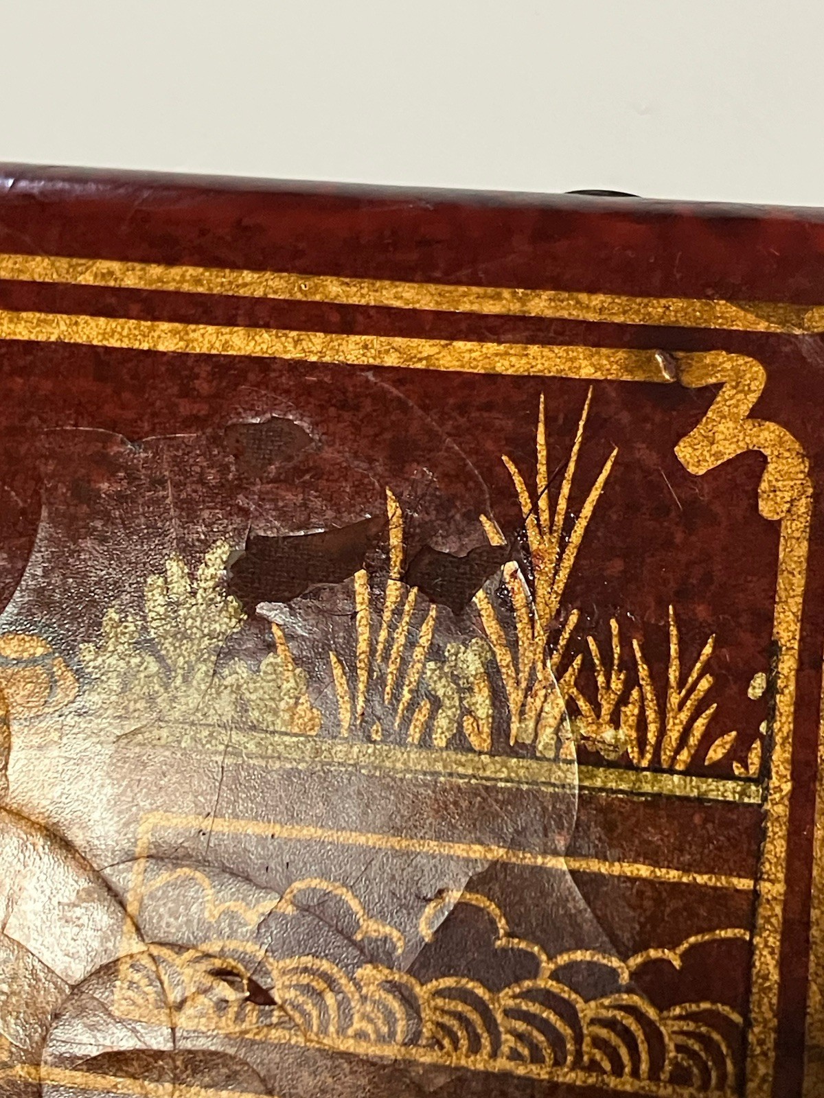 Vintage Chinese Luo Pan Feng Shui Compass Geomatic Brass/ Wood /Bakelite 7 Inch