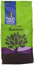 Crazy Jack Org Raisins 375g 17.09 per kilo