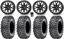 ITP Hurricane 14" Wheels Black 32" Roxxzilla Tires Yamaha YXZ1000R