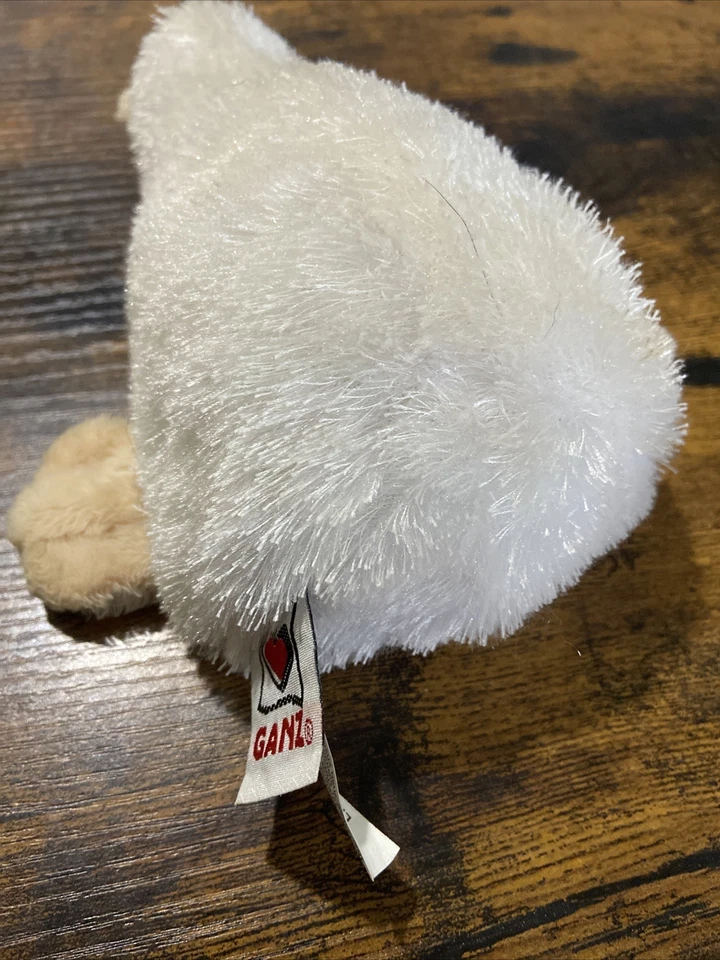 GANZ Webkinz Lil Kinz Googles HS021 White Platypus Duck Plush 9" No Code - Image 2 of 4