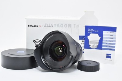 [Almost Unused] Carl Zeiss Distagon T* 15mm F/2.8 ZE Lens for Canon EF Mount Jp