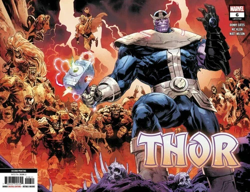Thor #6 2nd Printing Marvel Comics 2020 Thanos Black Winter - NM or Better