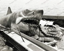 8x10 Print JAWS Great White Shark Know as "Bruce" Jaws Universal 1975 #NKN