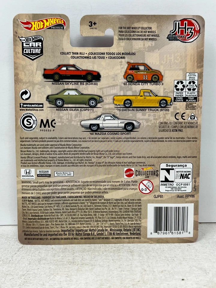 Hot Wheels Premium Japan Historics '75 Datsun Sunny Truck (B120) 1:64 Diecast Foto 3 de 3