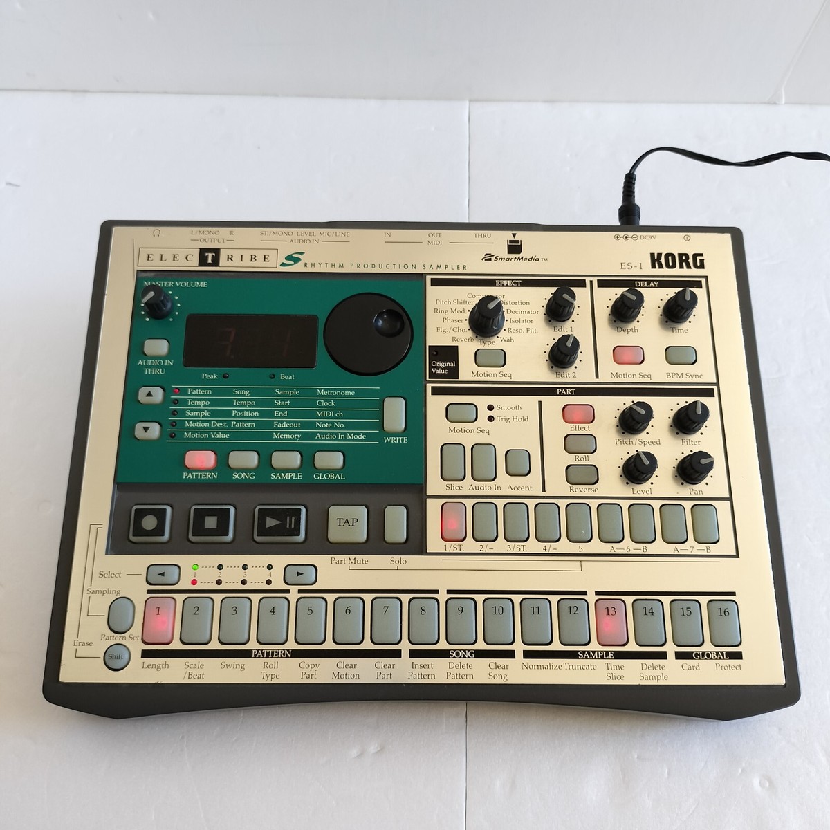 KORG ELECTRIBE S ES-1 Sampler Drum Machine Tested w/Adapter ,Smart 