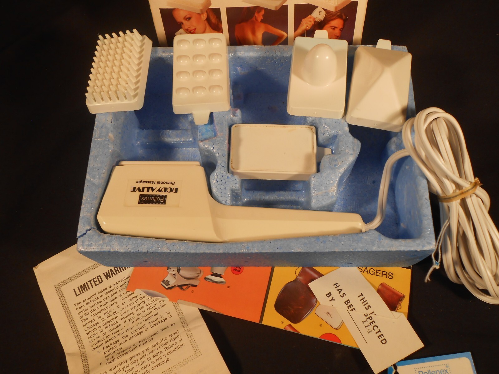 Pollenex Pollenex Body Alive Personal Massager 2 Speeds5 Attachments PG100 ...