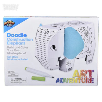 RI Art Adventure Doodle Construction Elephant
