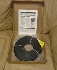 Intertek 13R107 Electric Self Regulating Heating Cable 120V 100 Ft Waterproof