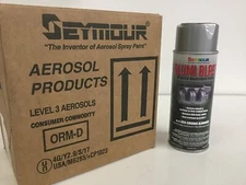 SEYMOUR Alumi-Blast CASE/6 12oz. Cans w/Aluminum Paste Aerosol Spray Paint 16055