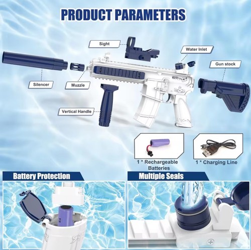 Electric Water Gun 💦 | Extra big Water Tank | Perfecto for Summer water fights✅ - Bild 4 von 4