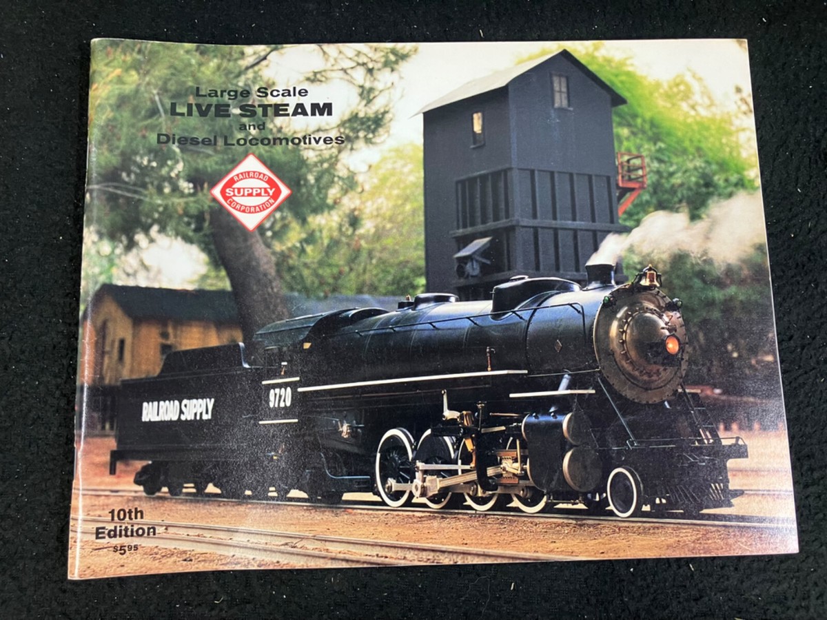 LARGE SCALE LIVE STEAM AND DIESEL LOCOMOTIVES, SUMMER 1987, 10TH EDITION