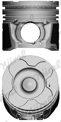 NÜRAL Kolben für Ford Fiesta VI Focus C-Max DA_ 1.6 TDCi DM2 Citroën C4 Picasso