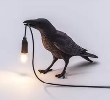 Lumière Murale Corbeau Créative , Décoration Maison Applique Abat Jour