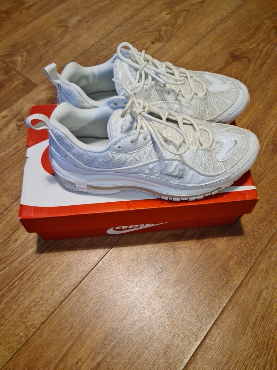 nike air max 98 white platinum