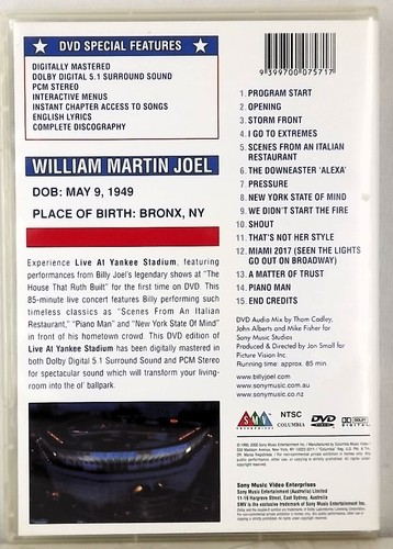 Billy Joel - Live At Yankee Stadium ---- ( DVD ) - Picture 2 of 3