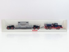 1:87 Wiking 08513649 Scheuerle Tieflader Krupp Titan Schwerlastpritsche W3
