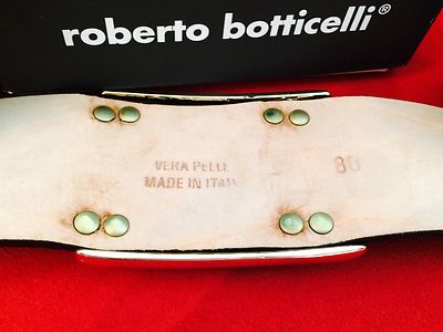 Ceinture Noire élégante Femme Roberto Botticelli - Taille L, Neuve Avec étiquettes, Style Italien