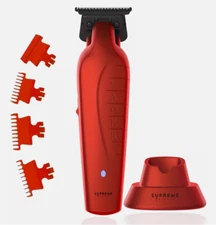 Supreme Trimmer Vader Trimmer ST3778 | DLC T-Blade Hair Trimmer/Liner | Red