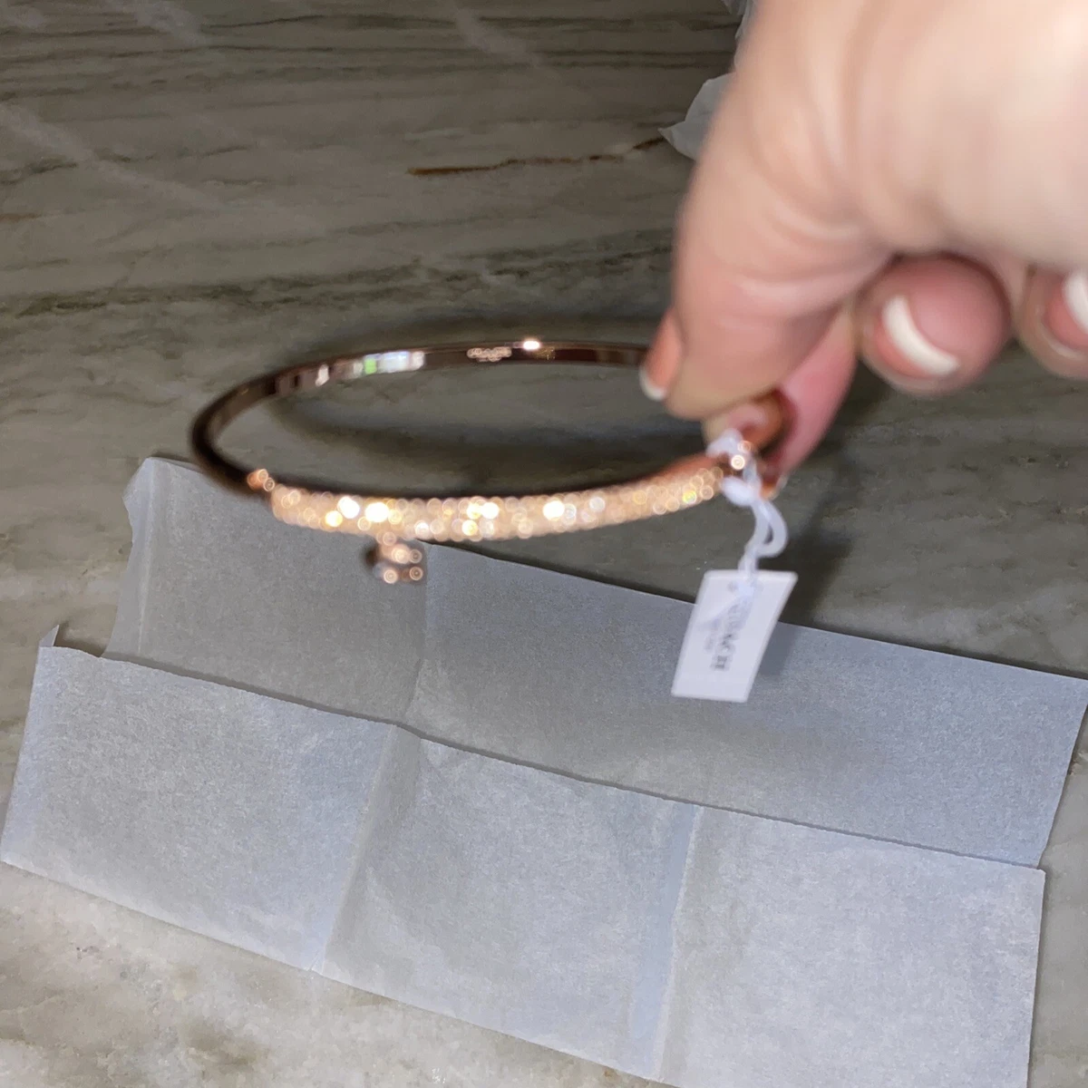 Coach sale signature bracelet