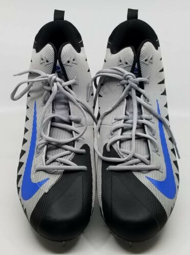 Nike Flywire Gray Football Cleats with Black Accents for  display picture 3