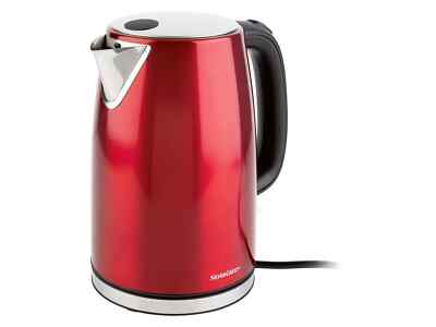 Wasserkocher aus Edelstahl, 3100 W--Rot oder silber neu ovp