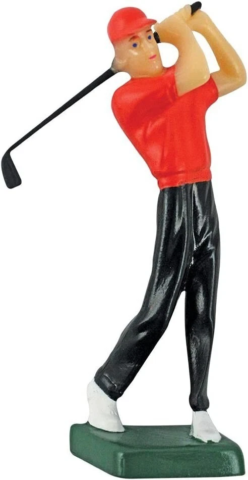 Golf Cake Topper Decoration PME Golfer Player Holes Greens Flags Clubs Balls Set - Image 3 of 4