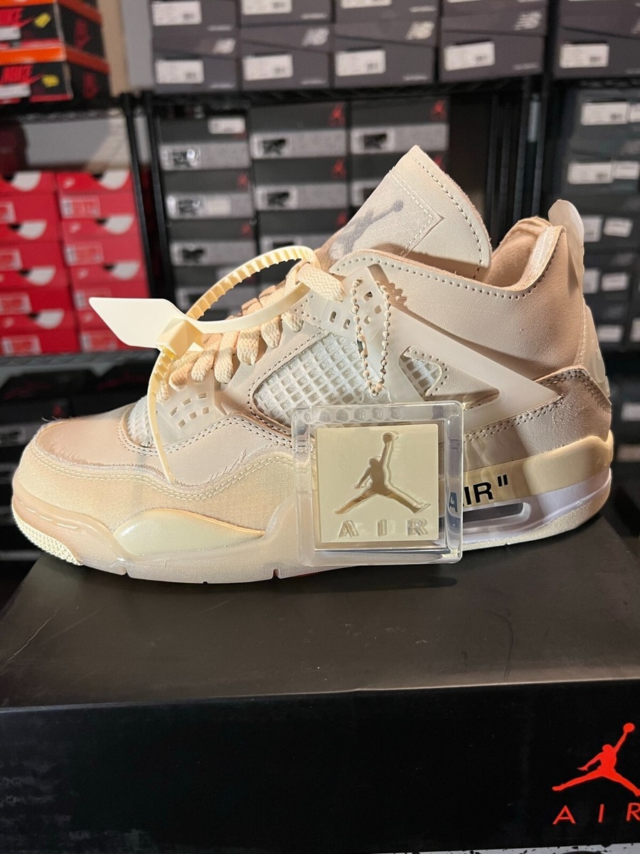 公式正規品!★ Jordan 4 Retro Off-White Sail (W) Jordan 4 Retro Off-White Sail (Size 7W, 8.5W) SHIPS TODAY | eBay
