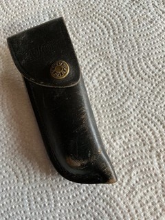 Vintage Buck Belt Pouch Leather USED for your 110 or Similar NO KNIFE