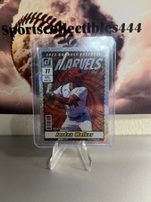 Jordan Walker 2023 Panini Donruss RC Marvel Rapture Foil St. Louis Cardinals