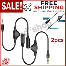 Inline Volume Sound Control Adapter Cable Aux Extension For 3.5MM Headphone