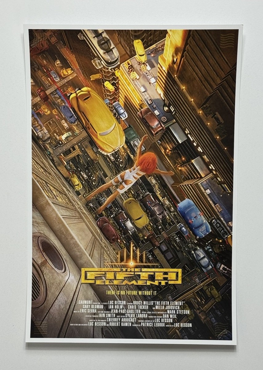 The Fifth Element Movie Art Poster Official Giclee Bottleneck