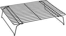 Baking and Cooling Rack, 13.5-Inch Non-Stick Stackable Collapsible Rectangle Wir