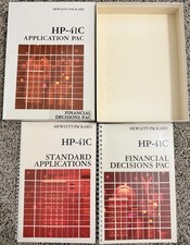 Hewlett Packard HP 41C Application PAC 2 Manuals And Box Only
