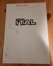Morris Ital Salemans' Guide - Confidential Austin Rover Booklet - 1980 - Marina