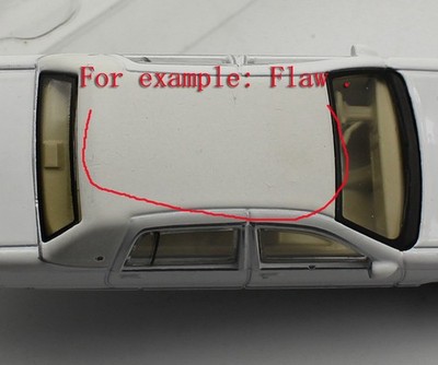 1/64 GOC 1993 Cadillac Fleetwood old version White Collectible Car