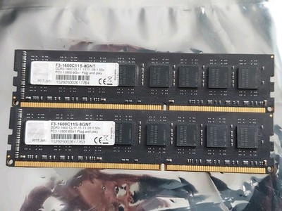 Pair 2x 8GB Tested GOOD G.Skill DDR3 1600 PC3 12800 RAM Memory DIMM Module 16GB